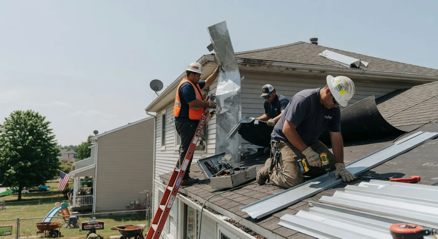Storm Damage Metal Roof Repair in Warm Springs, OR